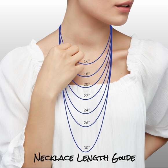 π€ Necklace Length Guide π€ - Picture 1 of 2